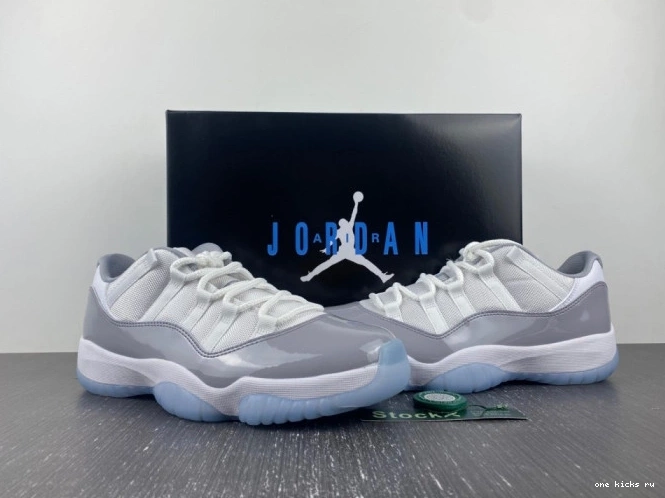 Rep Air Cement AV2187-140 Jordan 11 Grey Low 0707